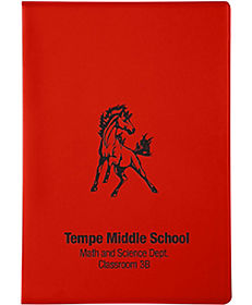 Clearance Promotional Items | Cheap Promo Items: Red Lexington Academic 7X10 Planner